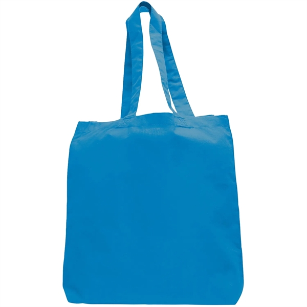 6 oz Cotton Canvas Tote Bag W/ Gusset (15" X 16") - 6 oz Cotton Canvas Tote Bag W/ Gusset (15" X 16") - Image 51 of 54