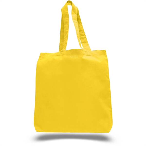 6 oz Cotton Canvas Tote Bag W/ Gusset (15" X 16") - 6 oz Cotton Canvas Tote Bag W/ Gusset (15" X 16") - Image 53 of 54