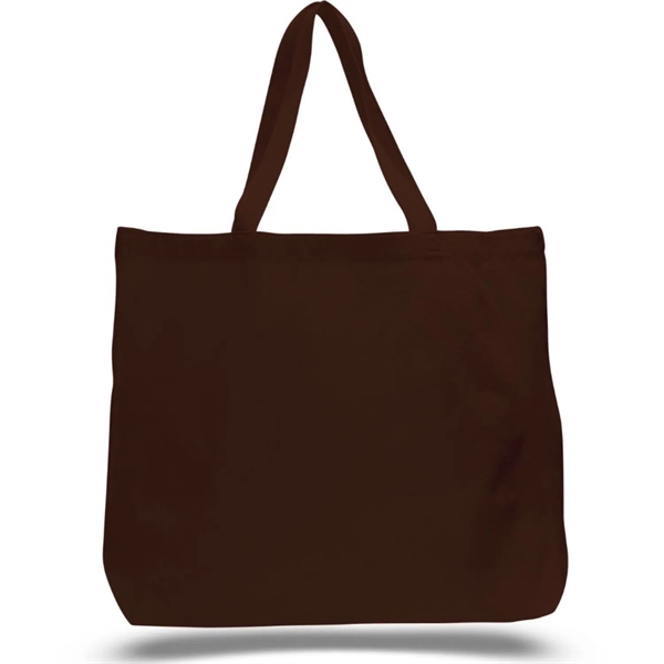 12 oz. Extra Large Grocery Cotton Tote Bag 20"x15"x5" - 12 oz. Extra Large Grocery Cotton Tote Bag 20"x15"x5" - Image 16 of 26