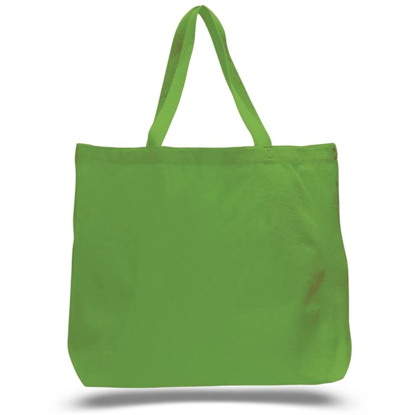 12 oz. Extra Large Grocery Cotton Tote Bag 20"x15"x5" - 12 oz. Extra Large Grocery Cotton Tote Bag 20"x15"x5" - Image 19 of 26