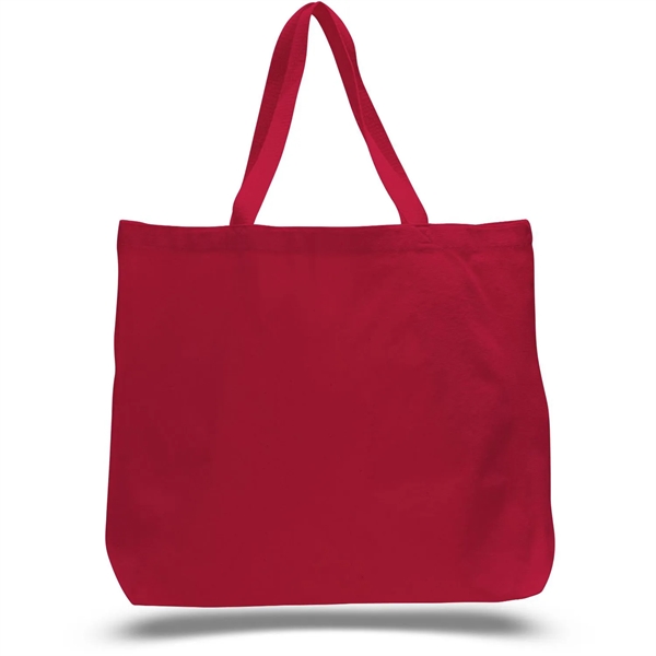 12 oz. Extra Large Grocery Cotton Tote Bag 20"x15"x5" - 12 oz. Extra Large Grocery Cotton Tote Bag 20"x15"x5" - Image 24 of 26