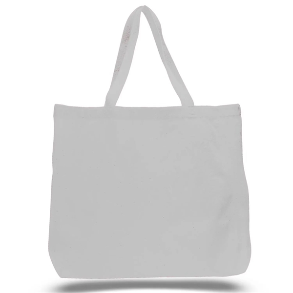 12 oz. Extra Large Grocery Cotton Tote Bag 20"x15"x5" - 12 oz. Extra Large Grocery Cotton Tote Bag 20"x15"x5" - Image 23 of 26
