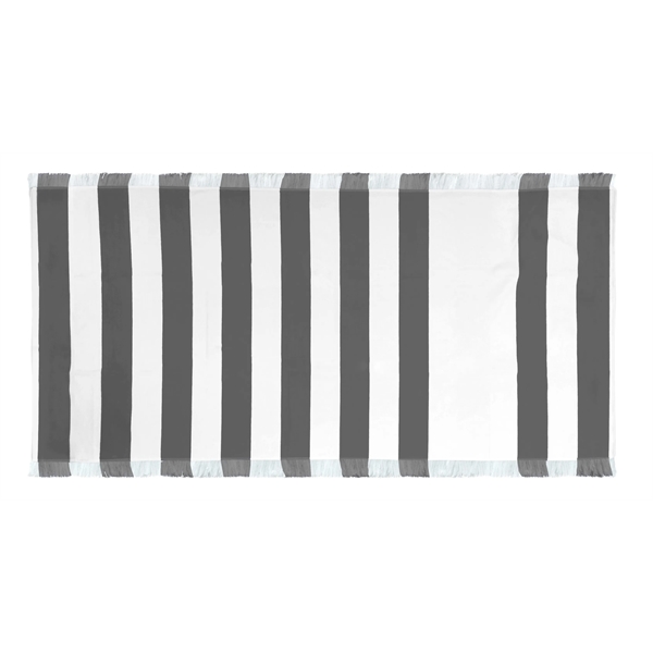 Seaside Fringed Beach Towel - Seaside Fringed Beach Towel - Image 3 of 4
