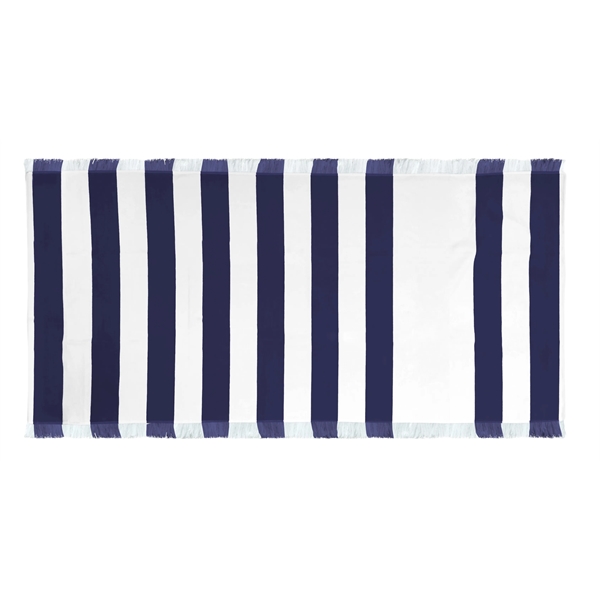 Seaside Fringed Beach Towel - Seaside Fringed Beach Towel - Image 4 of 4