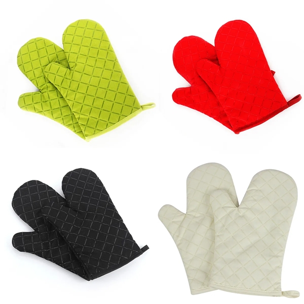 Non-Slip Printed Heat Resistant Waterproof Oven Mitts Glove - Non-Slip Printed Heat Resistant Waterproof Oven Mitts Glove - Image 3 of 3