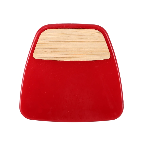 Bamboo Accent Magnetic Clip with Pen Holder - Bamboo Accent Magnetic Clip with Pen Holder - Image 7 of 8