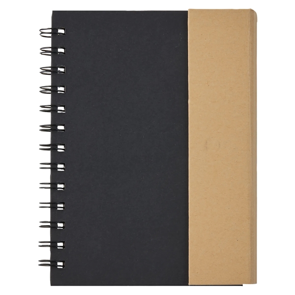 Eco Magnetic Notebook with Sticky Notes & Pen - Eco Magnetic Notebook with Sticky Notes & Pen - Image 8 of 11