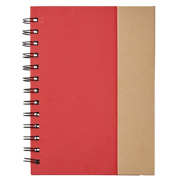 Eco Magnetic Notebook with Sticky Notes & Pen - Eco Magnetic Notebook with Sticky Notes & Pen - Image 11 of 11