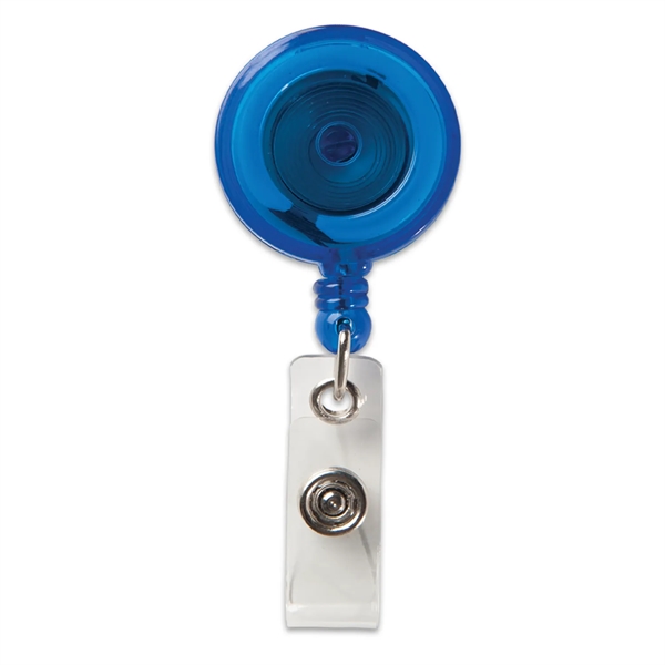 Round Secure-A-Badge Reel with Alligator Clip - Round Secure-A-Badge Reel with Alligator Clip - Image 7 of 10