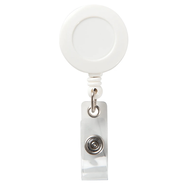 Round Secure-A-Badge Reel with Alligator Clip - Round Secure-A-Badge Reel with Alligator Clip - Image 10 of 10