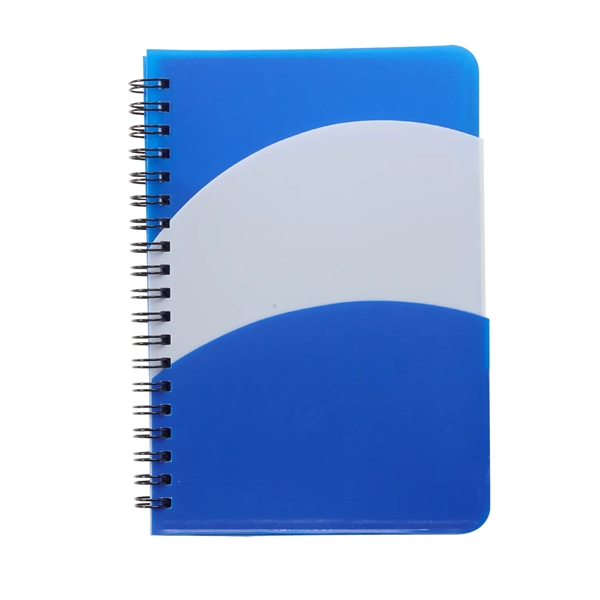 5" x 7" Santiago Double Pocket Spiral Notebook - 5" x 7" Santiago Double Pocket Spiral Notebook - Image 4 of 5