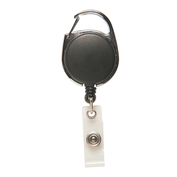 Retractable Badge Holder with Carabiner - Retractable Badge Holder with Carabiner - Image 4 of 7