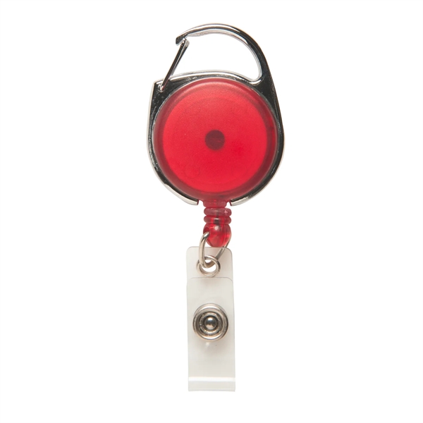 Retractable Badge Holder with Carabiner - Retractable Badge Holder with Carabiner - Image 6 of 7