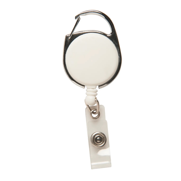Retractable Badge Holder with Carabiner - Retractable Badge Holder with Carabiner - Image 7 of 7
