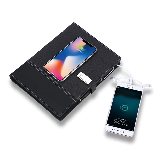 8000mAh Wireless Mobile Power Loose-Leaf Discbound Notebook - 8000mAh Wireless Mobile Power Loose-Leaf Discbound Notebook - Image 2 of 2