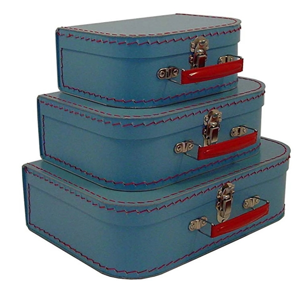 Paperboard Vintage Suitcase Set - Paperboard Vintage Suitcase Set - Image 4 of 5