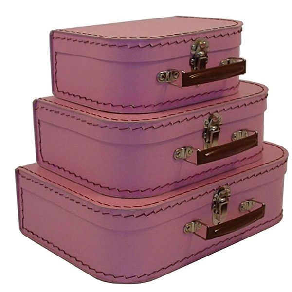 Paperboard Vintage Suitcase Set - Paperboard Vintage Suitcase Set - Image 5 of 5