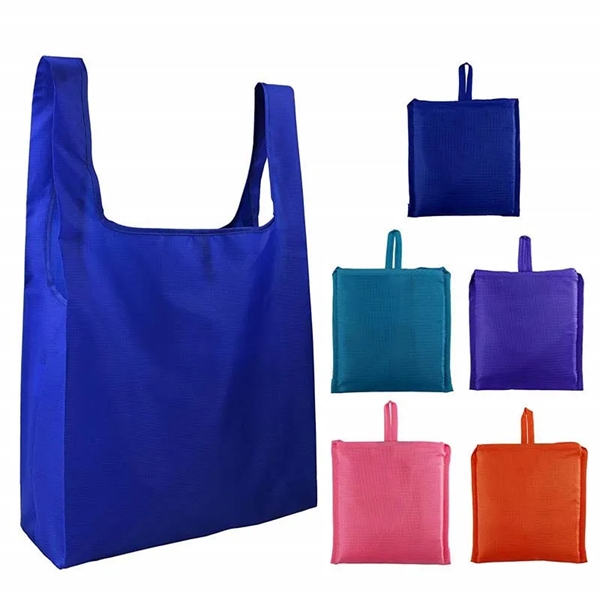 Folding Reusable Grocery Tote Bags - Folding Reusable Grocery Tote Bags - Image 4 of 5