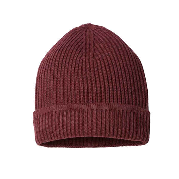 Atlantis Headwear Sustainable Finish Edge Cuffed Beanie - Atlantis Headwear Sustainable Finish Edge Cuffed Beanie - Image 2 of 18