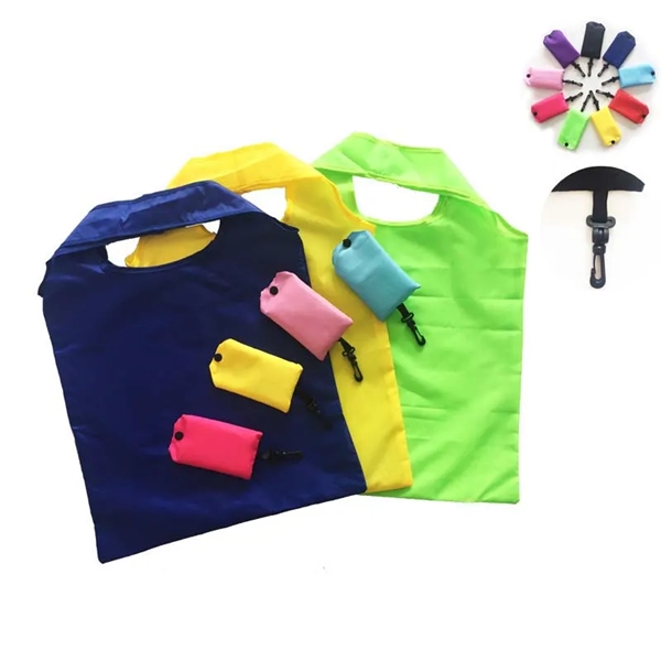 Polyester Folding Shopping Tote Bag - Polyester Folding Shopping Tote Bag - Image 0 of 7