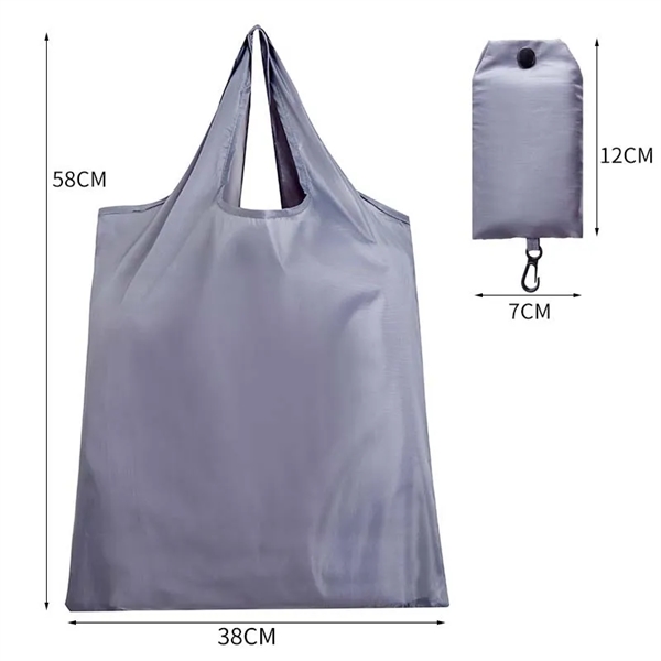 Polyester Folding Shopping Tote Bag - Polyester Folding Shopping Tote Bag - Image 1 of 7