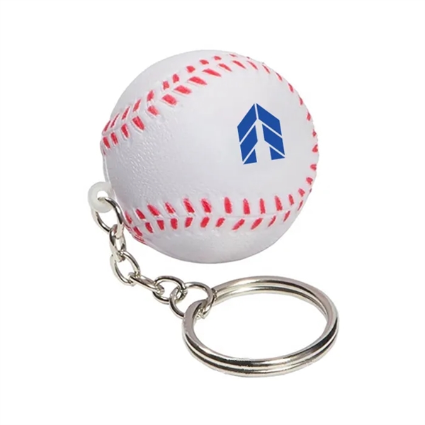 Sports Ball Stress Reliever Keychain - Sports Ball Stress Reliever Keychain - Image 3 of 4