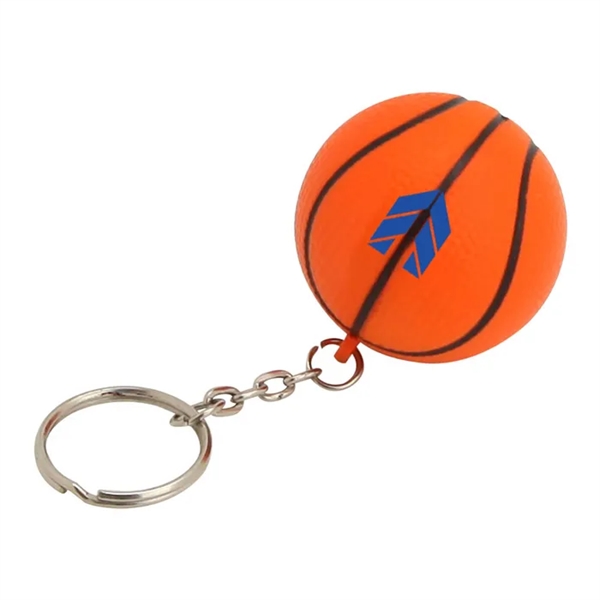 Sports Ball Stress Reliever Keychain - Sports Ball Stress Reliever Keychain - Image 4 of 4