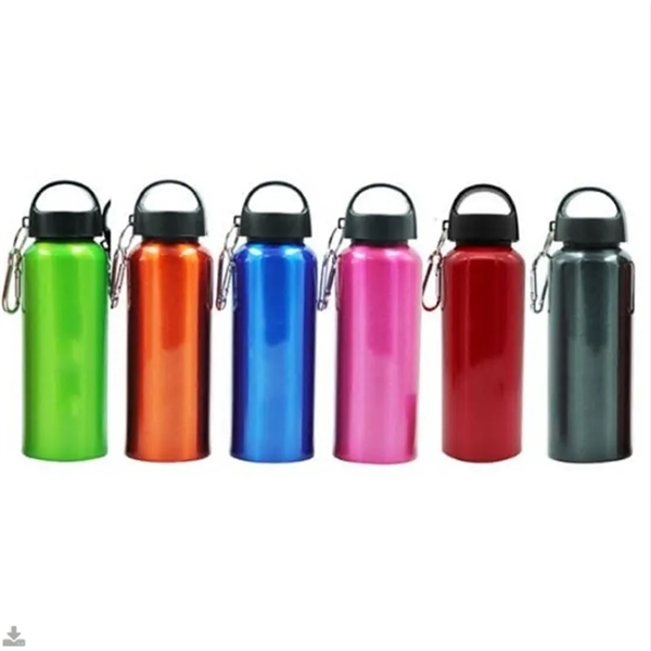Foldable 16 oz Water Bottle W/ Carabiner - Foldable 16 oz Water Bottle W/ Carabiner - Image 1 of 1