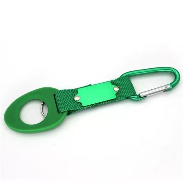 Bottle Holder w/ Key Ring & Carabiner - Bottle Holder w/ Key Ring & Carabiner - Image 5 of 5