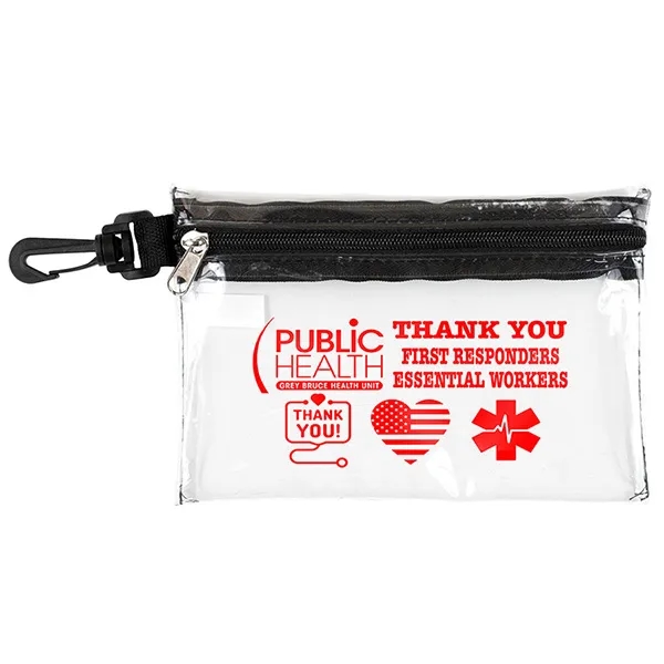 Jupiter 12 Piece First Aid Protection Pack in Zipper Pouch - Jupiter 12 Piece First Aid Protection Pack in Zipper Pouch - Image 3 of 15