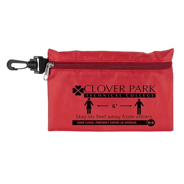 Jupiter 12 Piece First Aid Protection Pack in Zipper Pouch - Jupiter 12 Piece First Aid Protection Pack in Zipper Pouch - Image 5 of 15