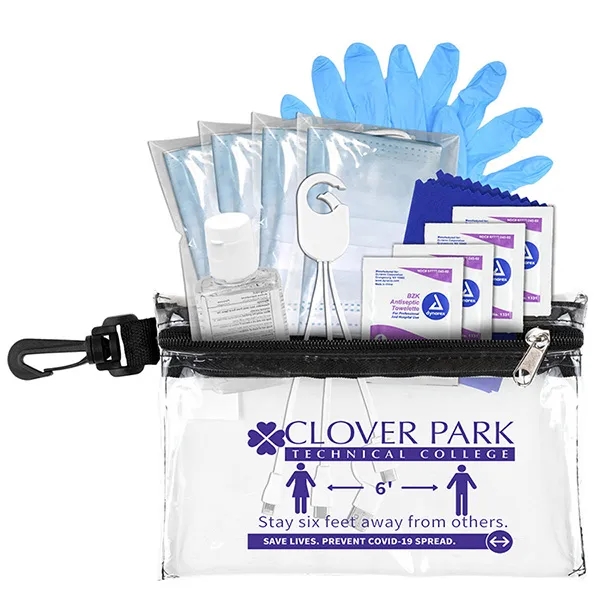 Jupiter 12 Piece First Aid Protection Pack in Zipper Pouch - Jupiter 12 Piece First Aid Protection Pack in Zipper Pouch - Image 7 of 15