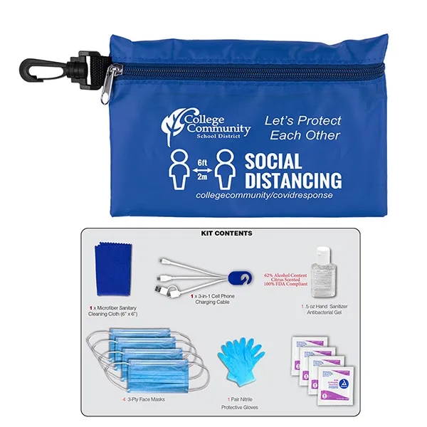 Jupiter 12 Piece First Aid Protection Pack in Zipper Pouch - Jupiter 12 Piece First Aid Protection Pack in Zipper Pouch - Image 10 of 15