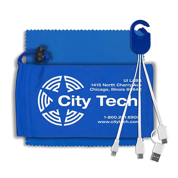 ReCharge  Mobile Tech Charging Cable Kit in Cinch Pack - ReCharge  Mobile Tech Charging Cable Kit in Cinch Pack - Image 1 of 7