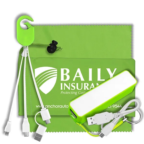 Charge Pouch Lux  Mobile Tech Home & Auto Charging Kit - Charge Pouch Lux  Mobile Tech Home & Auto Charging Kit - Image 1 of 12