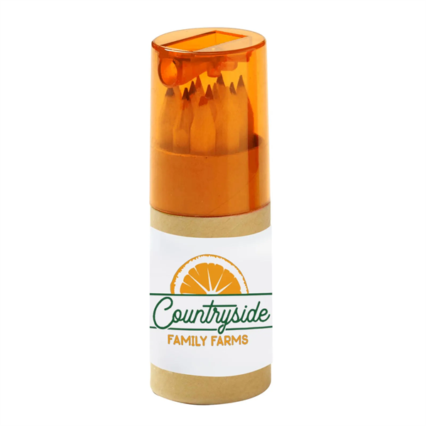 Colored Pencil Set in Tube with Sharpener - Colored Pencil Set in Tube with Sharpener - Image 8 of 10