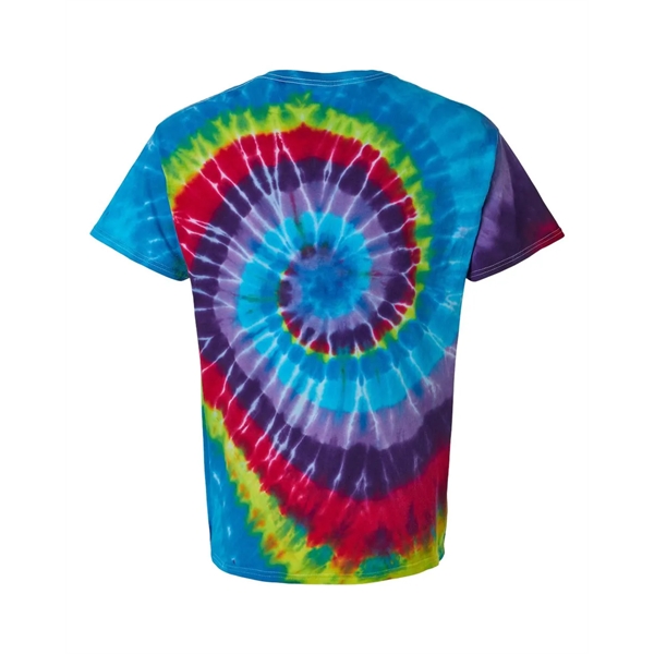 Dyenomite Multi-Color Spiral Tie-Dyed T-Shirt - Dyenomite Multi-Color Spiral Tie-Dyed T-Shirt - Image 74 of 74