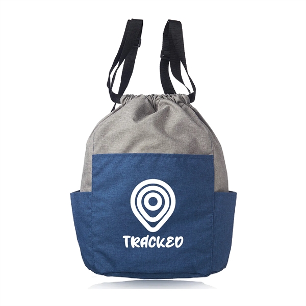 Satchel Drawstring Backpacks (1 Color) - Satchel Drawstring Backpacks (1 Color) - Image 2 of 2