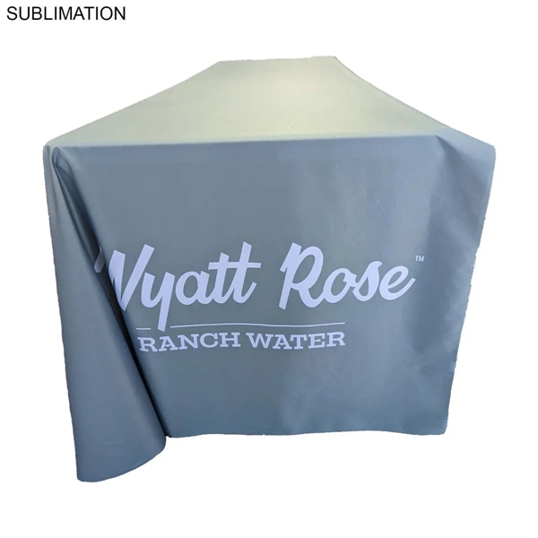 Sublimated PREMIUM Cloth for 8' table, Drape Style - Sublimated PREMIUM Cloth for 8' table, Drape Style - Image 3 of 5