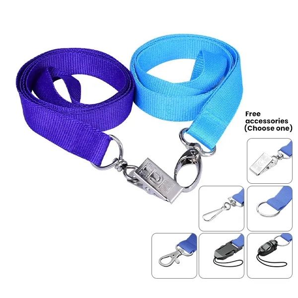 Imprinted Polyester Lanyards - Imprinted Polyester Lanyards - Image 2 of 4