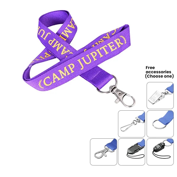 Imprinted Polyester Lanyards - Imprinted Polyester Lanyards - Image 4 of 4