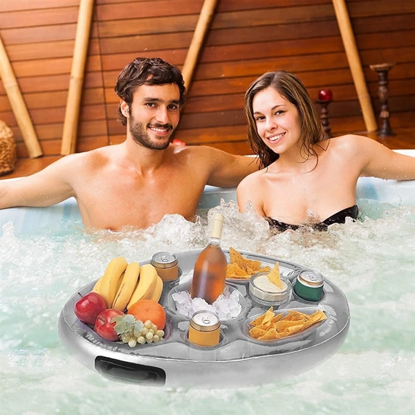 Inflatable PVC Float Pool Cup Holder - Inflatable PVC Float Pool Cup Holder - Image 2 of 3