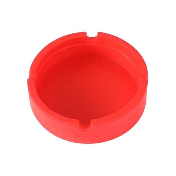 Round Silicone Ashtray - Round Silicone Ashtray - Image 1 of 5