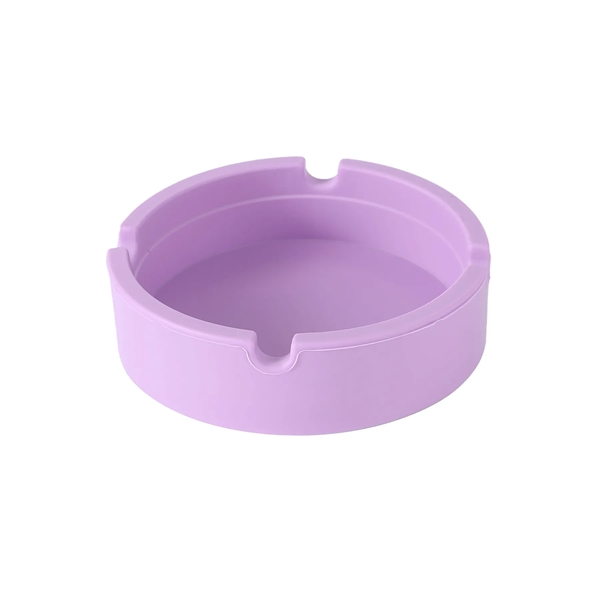 Round Silicone Ashtray - Round Silicone Ashtray - Image 2 of 5