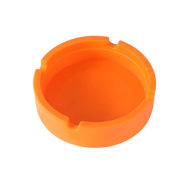 Round Silicone Ashtray - Round Silicone Ashtray - Image 3 of 5