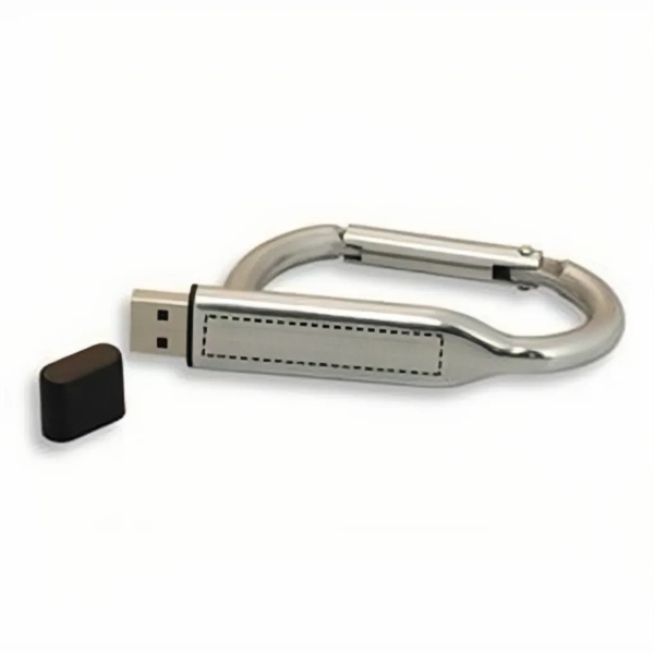 USB Drive Keychain With Carabiner - USB Drive Keychain With Carabiner - Image 1 of 4