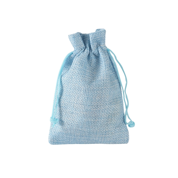 Linen Cotton  Bags with drawstring - Linen Cotton  Bags with drawstring - Image 4 of 6