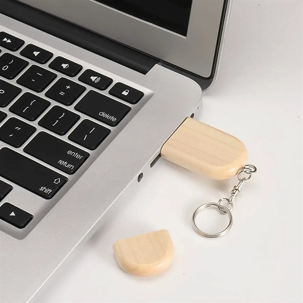 Wooden USB Flash Drive - Wooden USB Flash Drive - Image 5 of 5