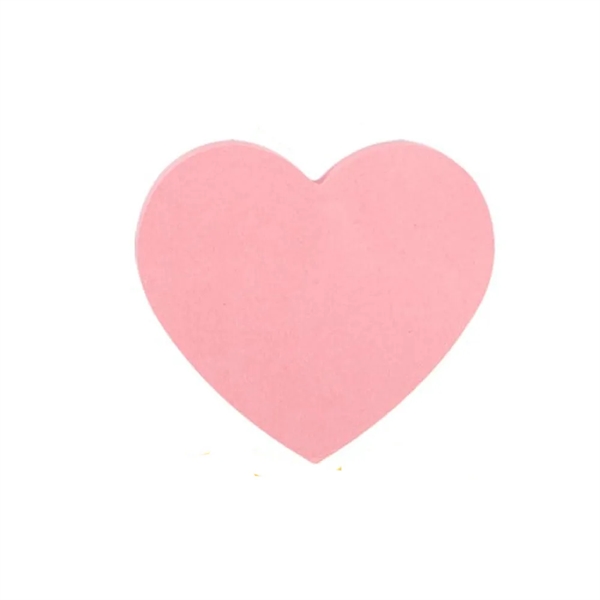 Multicolor Heart Shaped Sticky Memo Pads - Multicolor Heart Shaped Sticky Memo Pads - Image 2 of 6