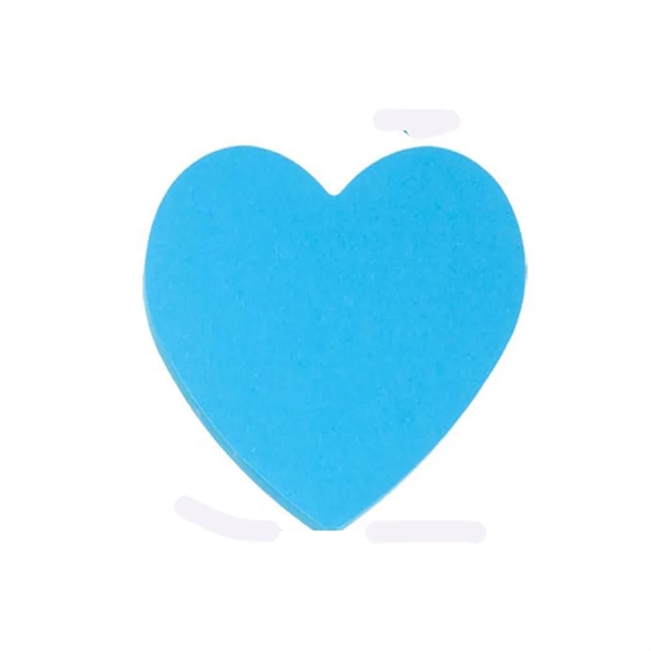 Multicolor Heart Shaped Sticky Memo Pads - Multicolor Heart Shaped Sticky Memo Pads - Image 4 of 6